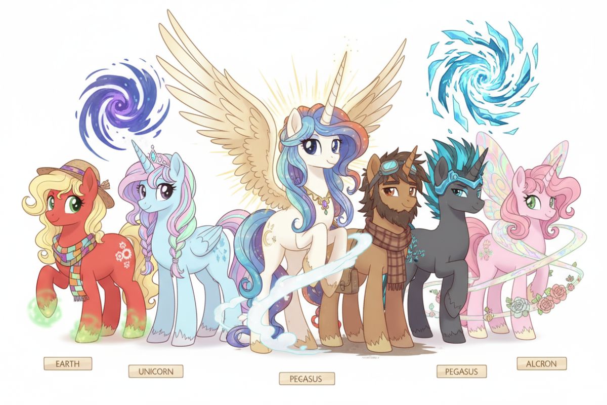 마이 리틀 포니 캐릭터 디자인 도구