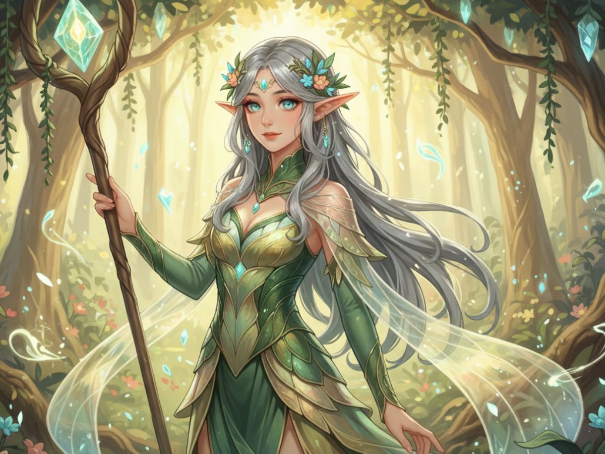 Fantasy Elf Anime Girlfriend