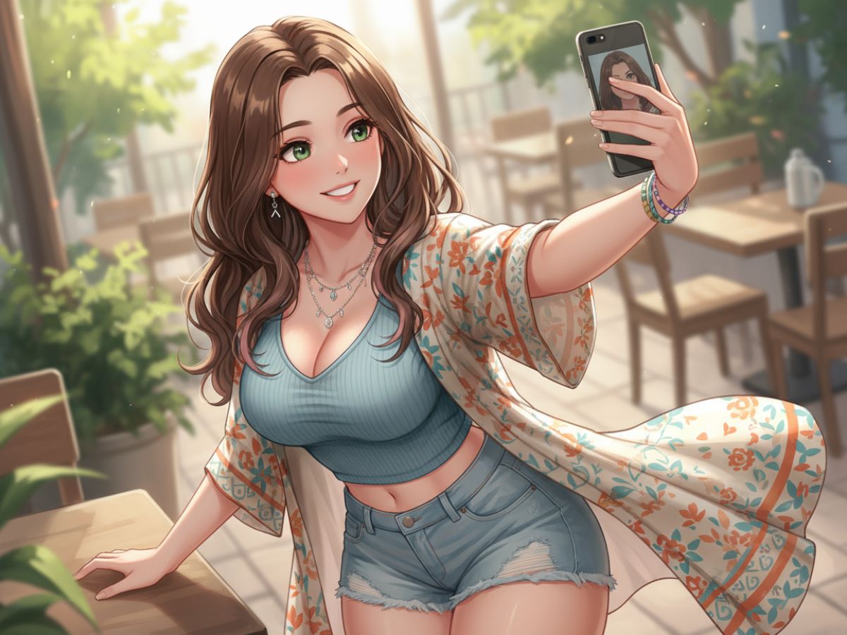 Selfie Anime Girlfriend