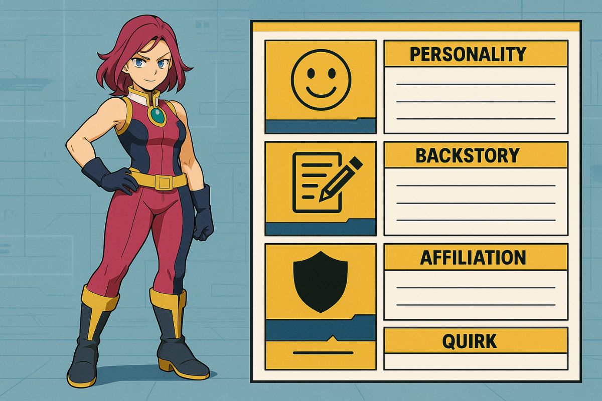 一份AI生成的 MHA OC 角色卡。