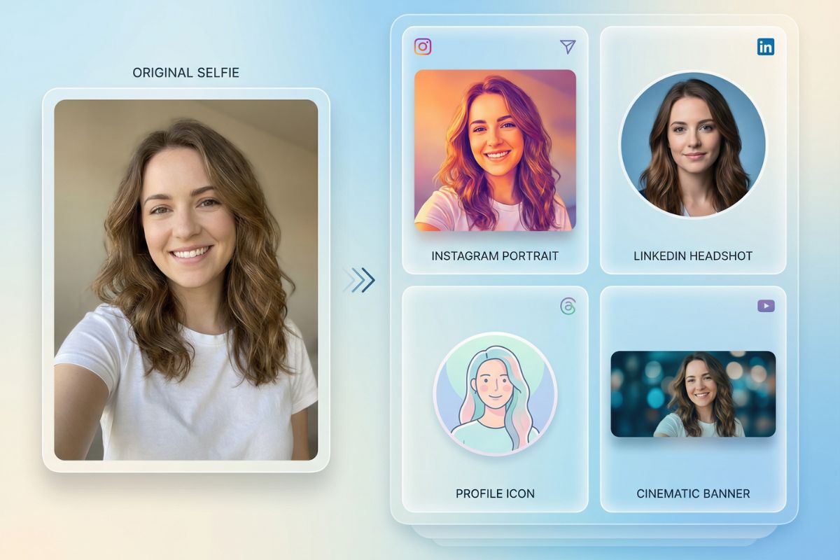 Social Media Graphics Created with Image to Image AI