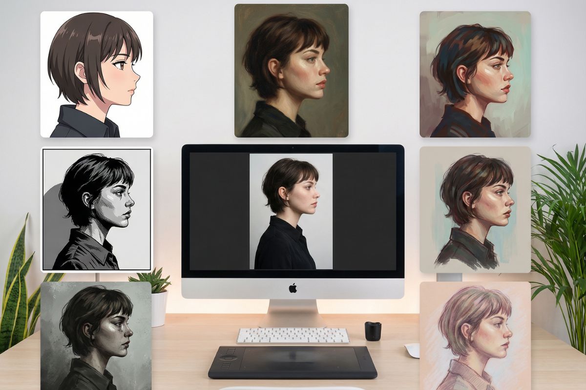 Different Styles Generated from One Image