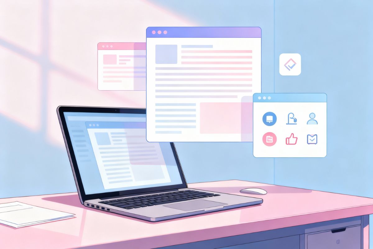 Blog illustrations and SEO content images