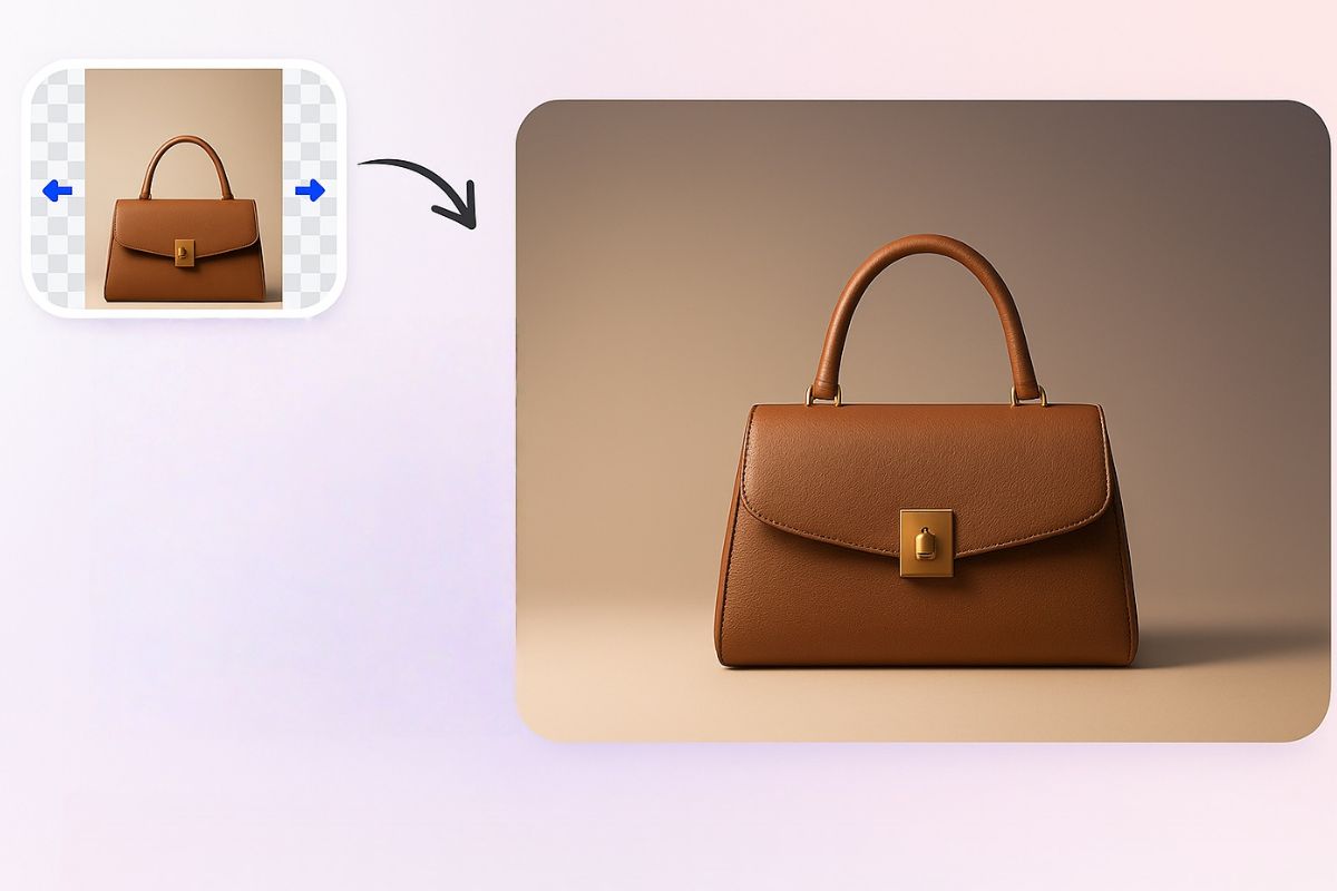 Extend product photos for ecommerce and ads