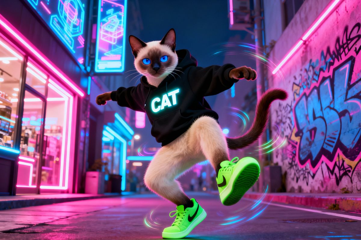 ai cat dance generator