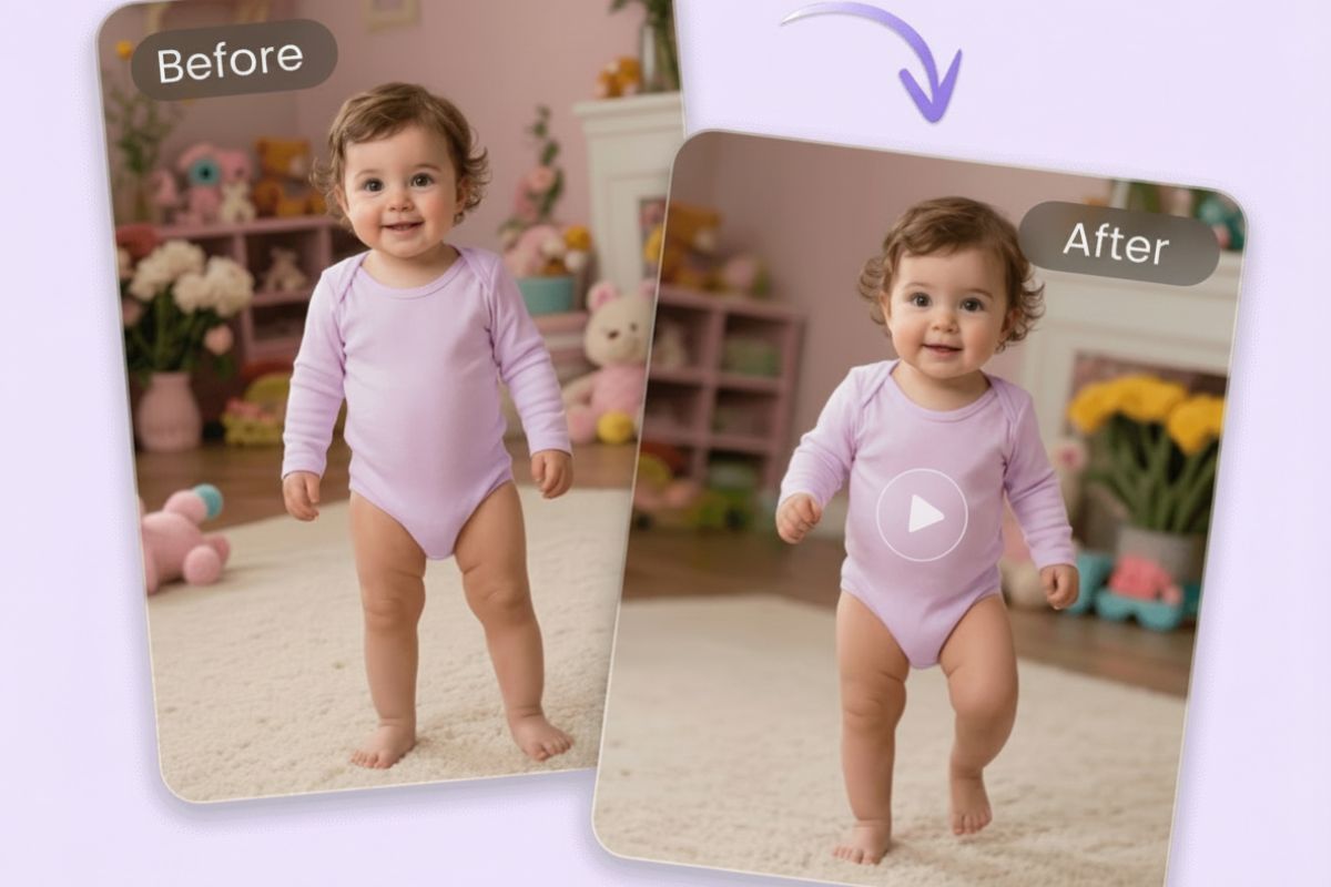 turn a baby photo into an ai dance video