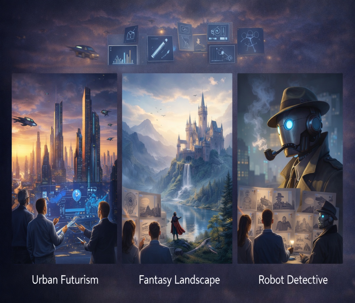 Pixverse Concept Visualization Examples