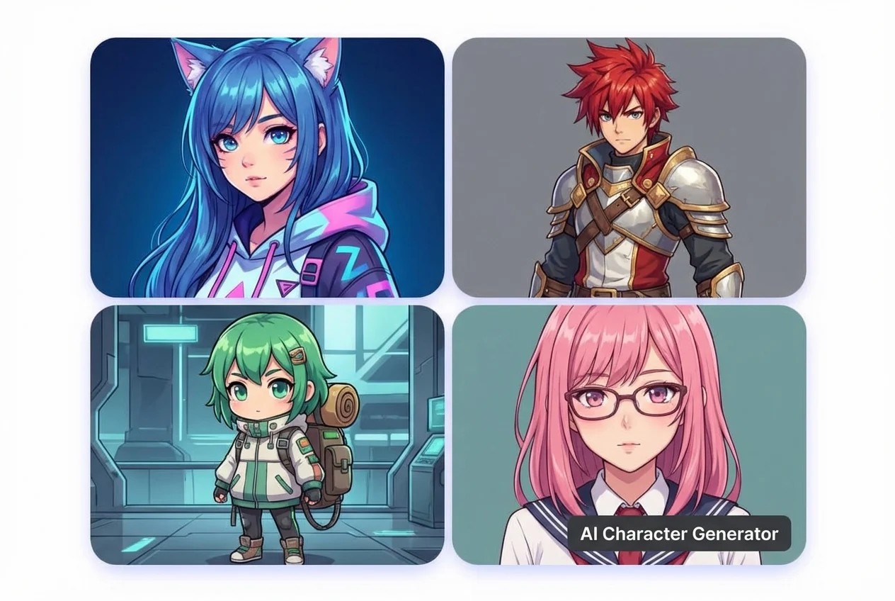 各种类型的角色都可以设计，包括卡通角色。