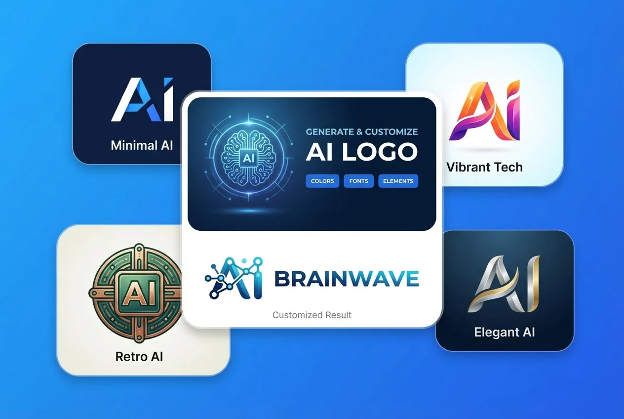 Users can customize the detail of the logo