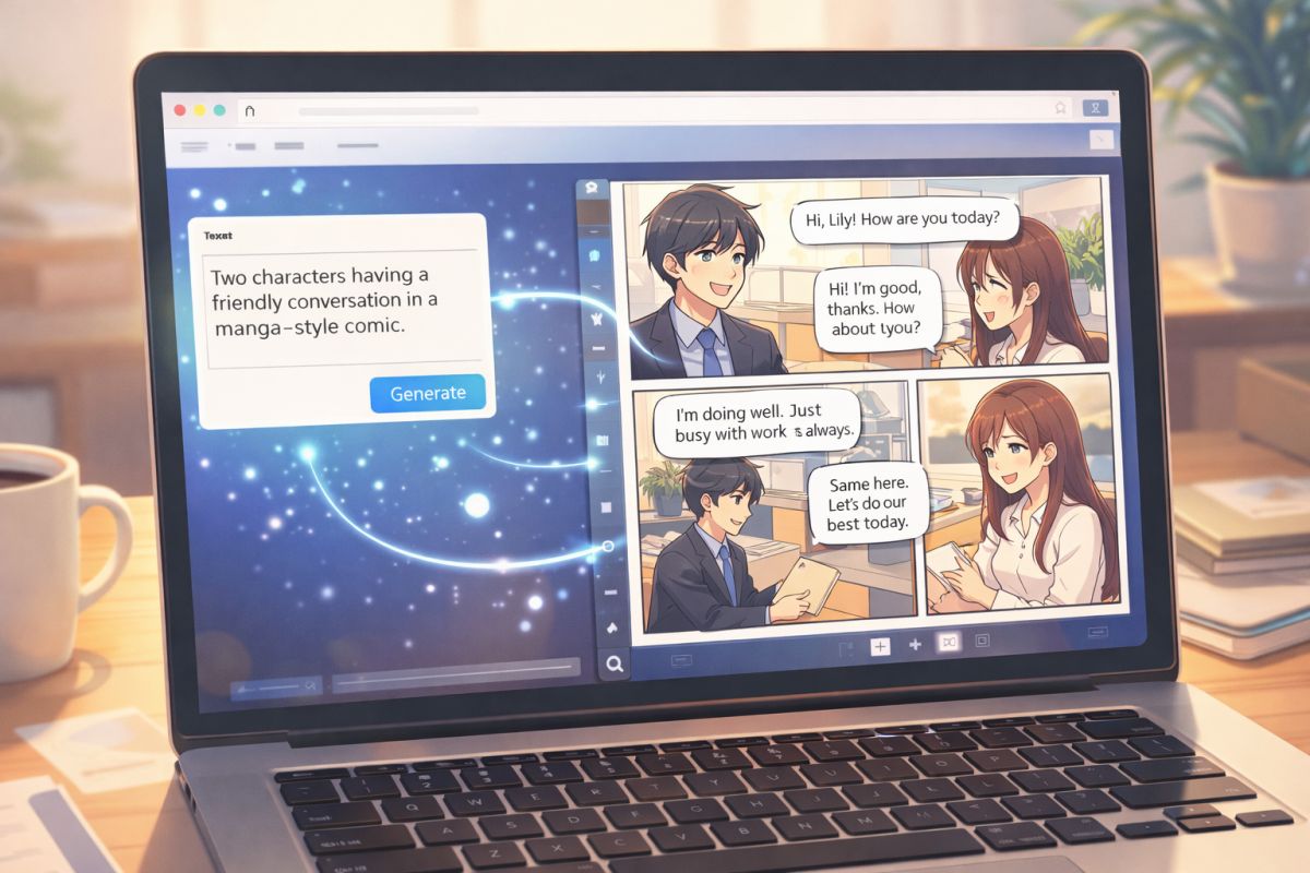 AI comic generator online preform