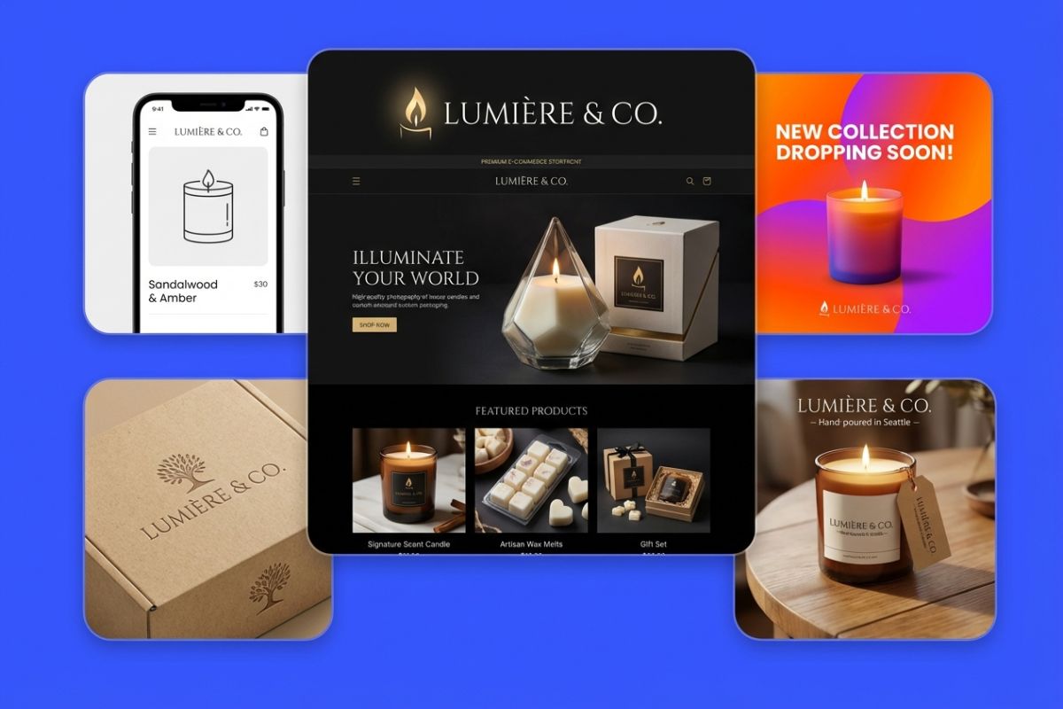 E-commerce Merchants can design their logo for free