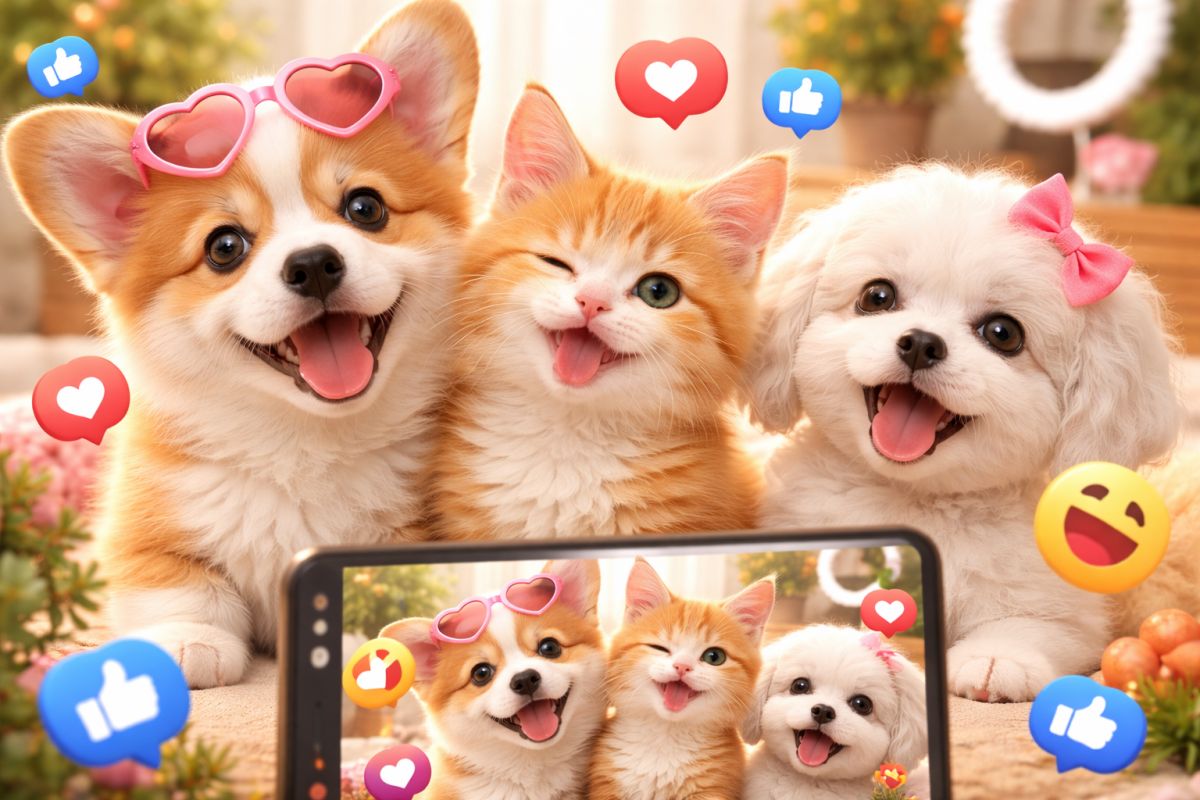 Cuter Pets Show on Social Med