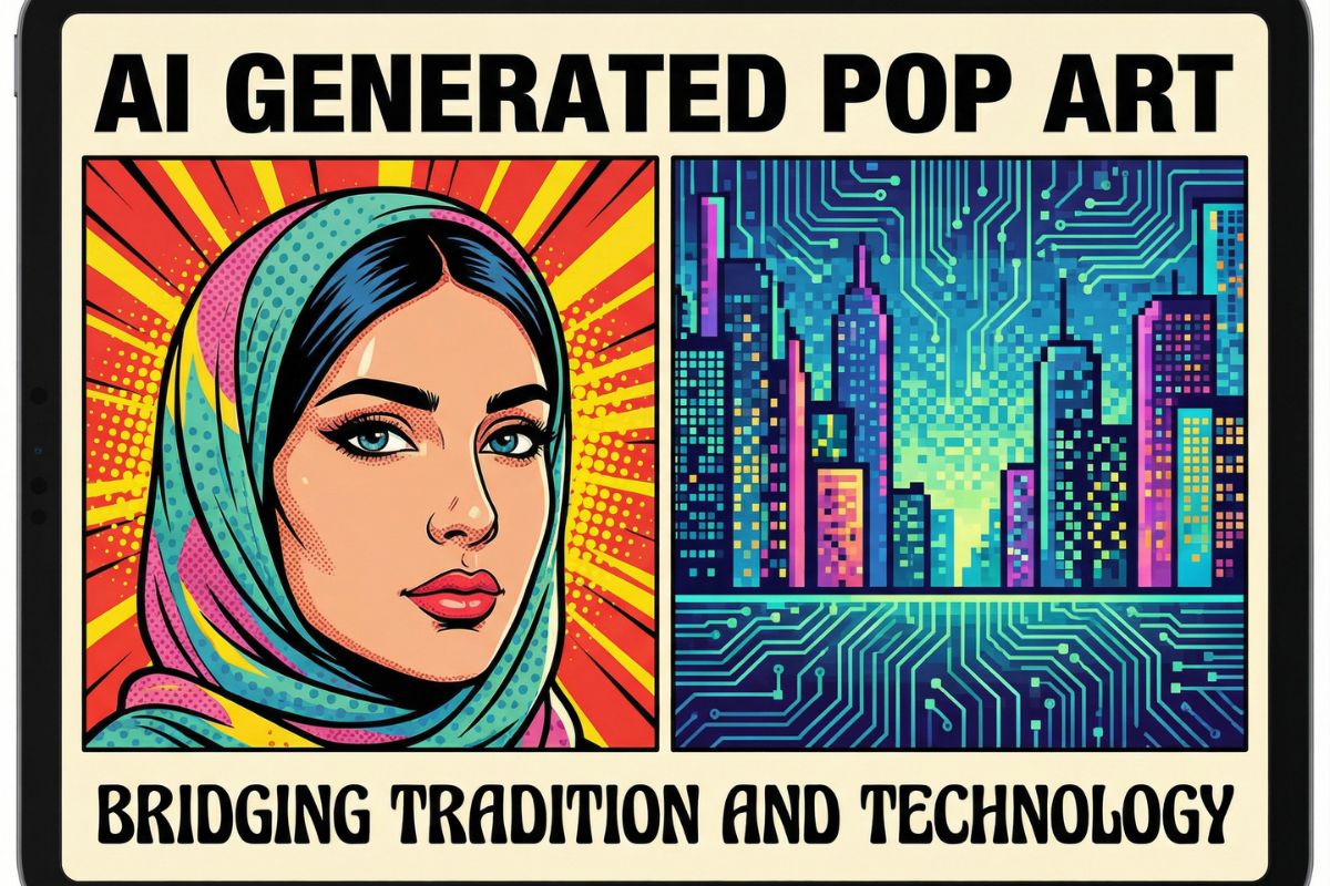 AI generated pop art
