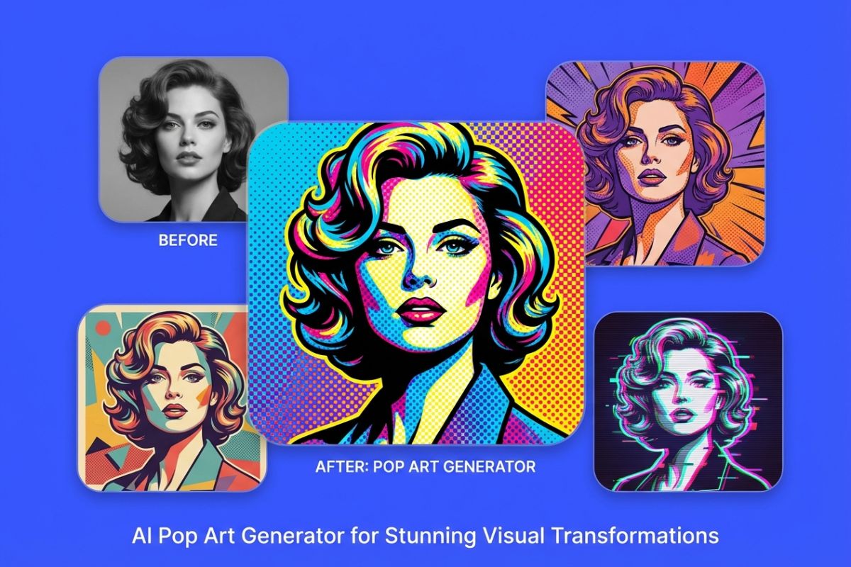 AI pop art generator from photo