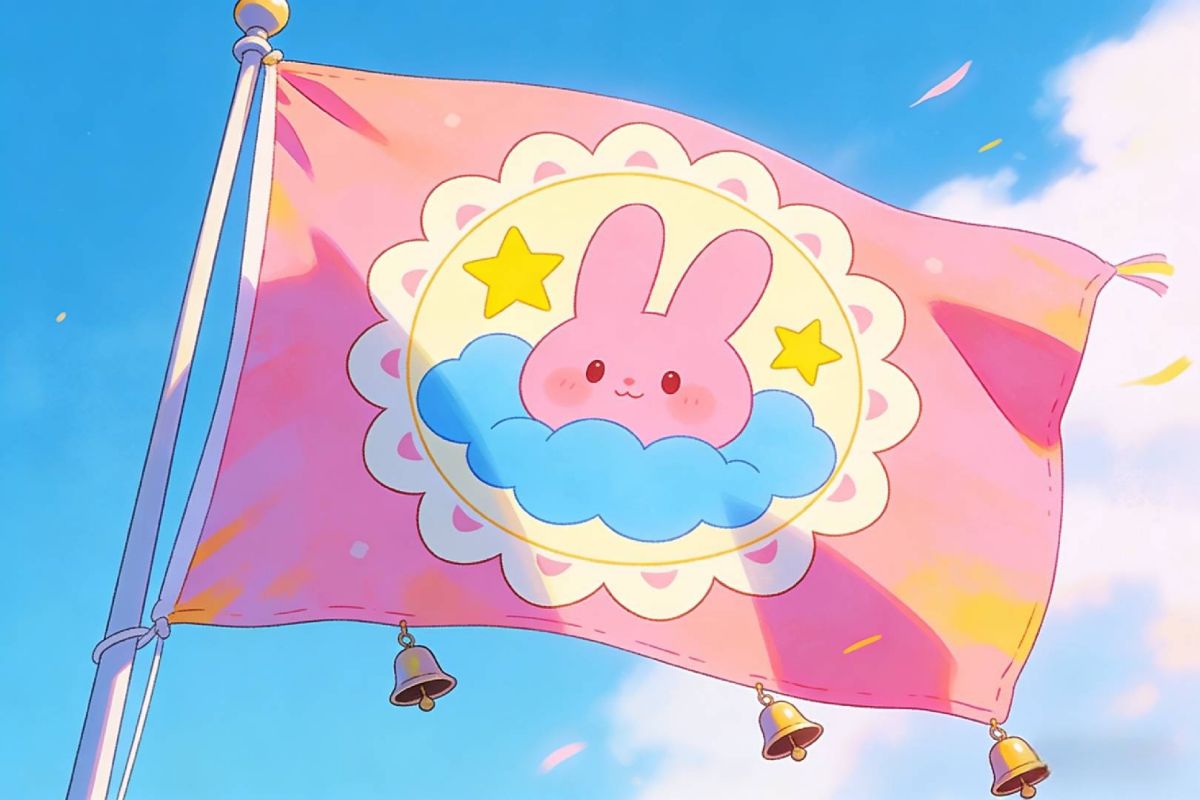 Cute Pink Rabbit