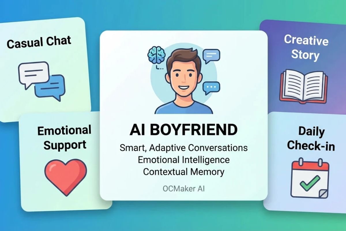 AI 男友可以进行多场景对话