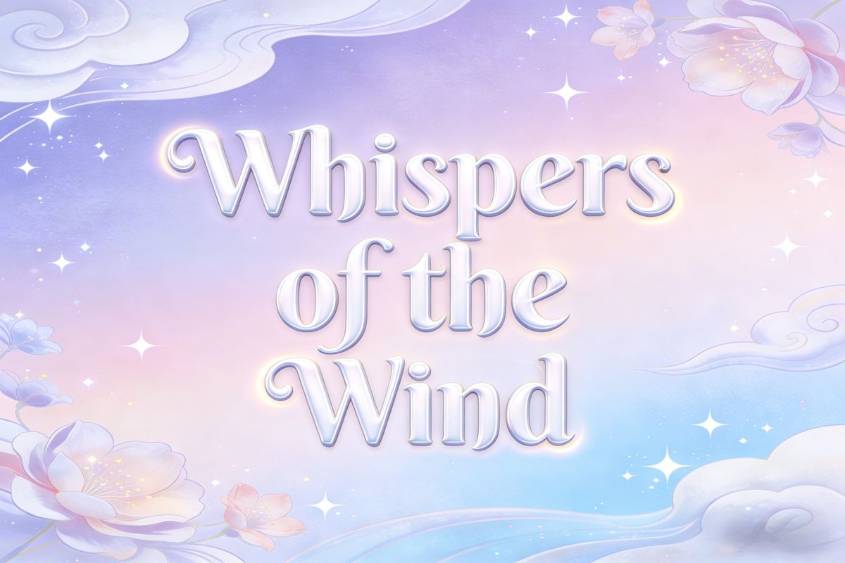 3D text of novel title