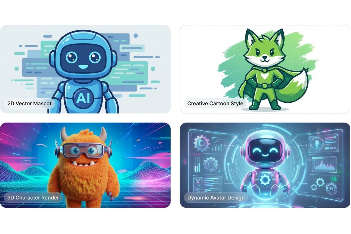 The AI Mascot Generator empowers original people to create their own mascots!