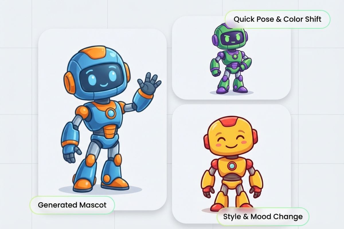 Mascot Generator AI supports customization