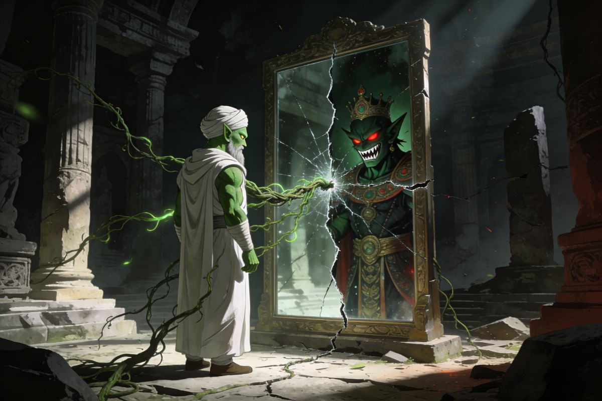 symbolic portrait of Piccolo