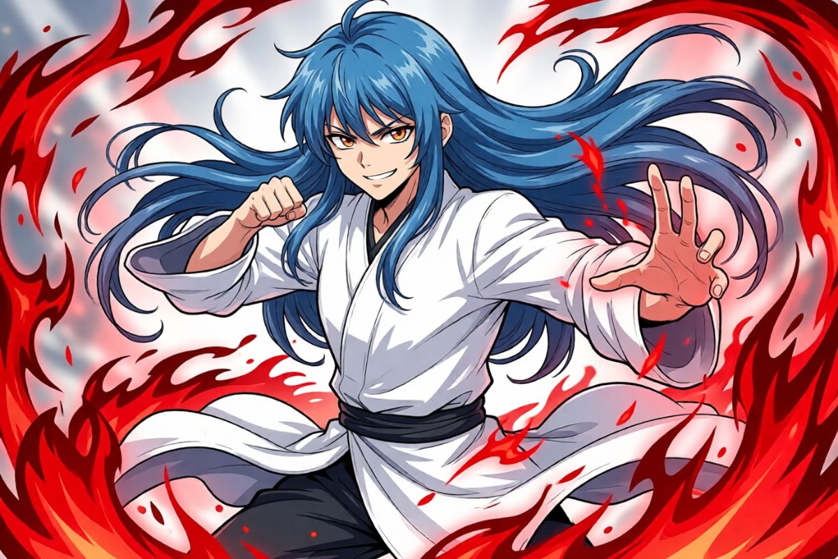 如何製作 JJK OC - 使用血液操控術的藍髮術士，具咒能氣場，咒術迴戰角色逐步創作指南