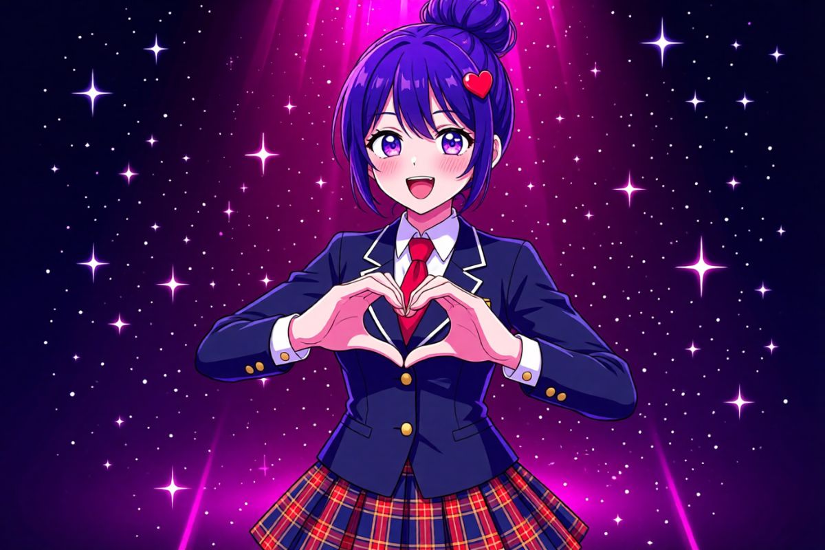 偶像在舞台上閃耀