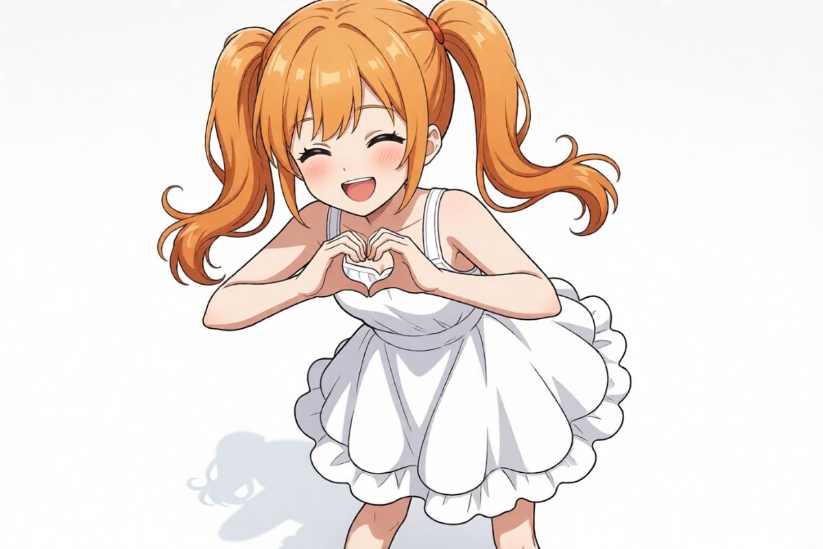 Visual Novel Anime Character Generator Output