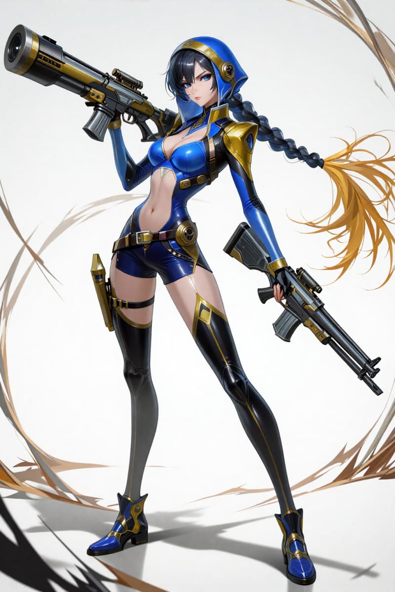 Una francotiradora tecnóloga de Piltover