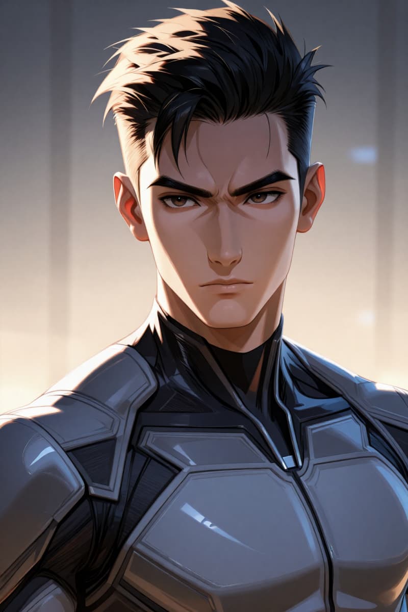 ilustração de super-herói no estilo de quadrinhos americanos