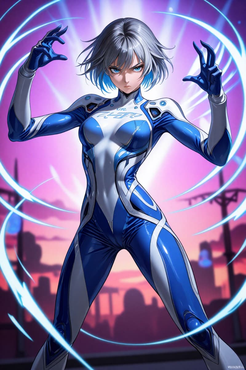 heroína com poderes de energia