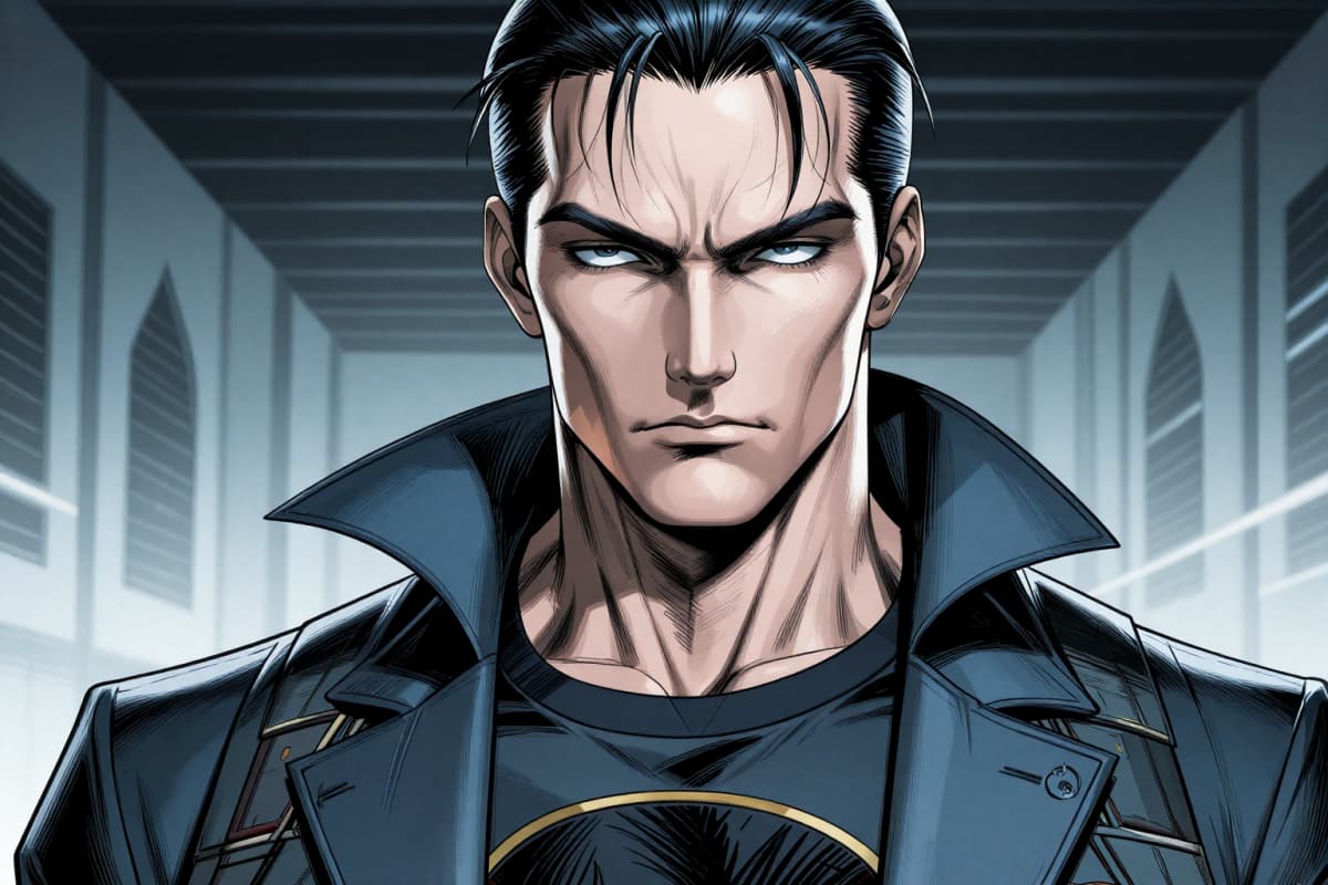 vilão calmo de quadrinhos