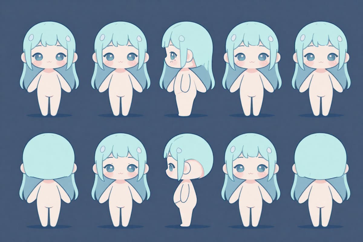 Customizable Elements in Cutesy Character