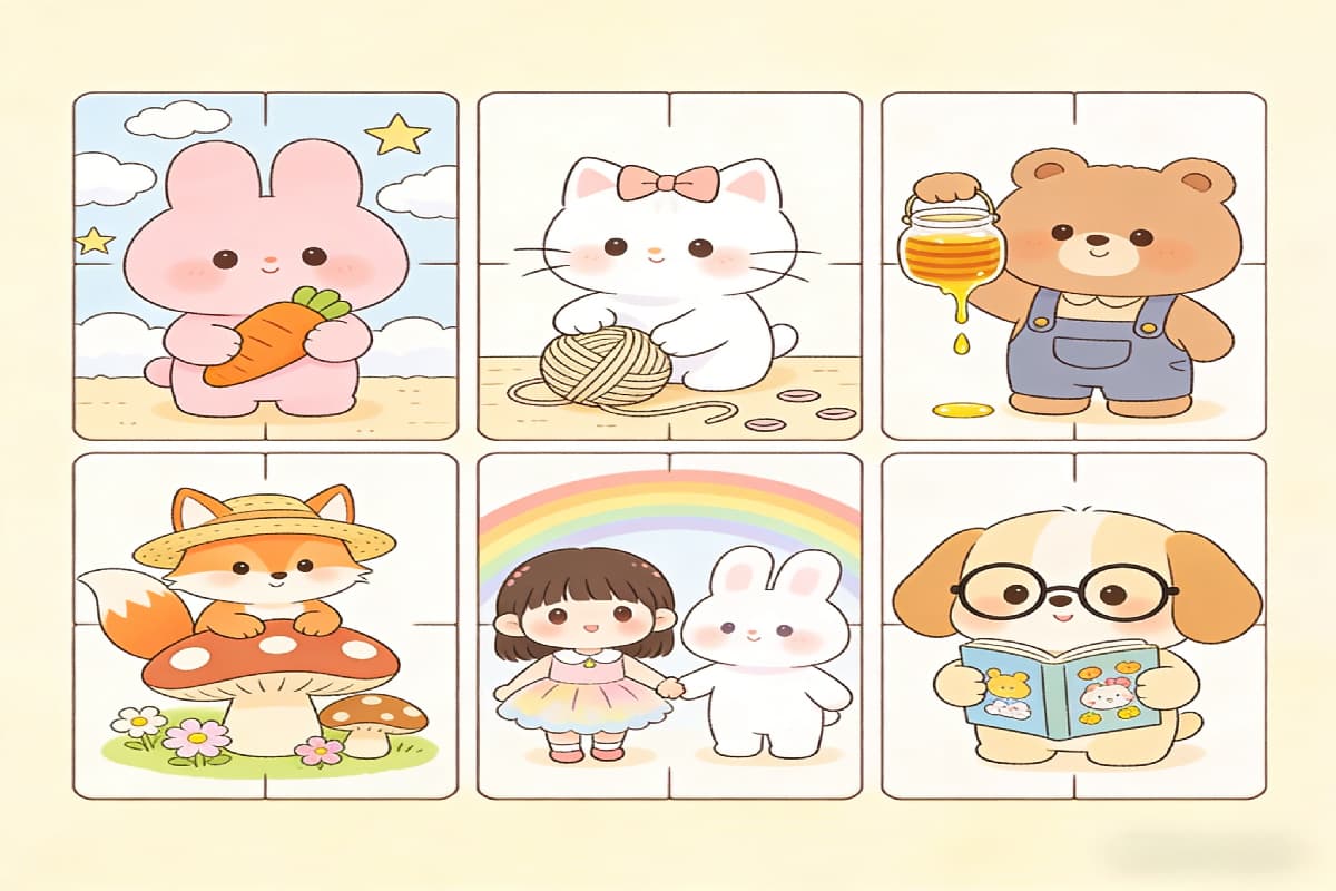 Sticker Chibi Rosa