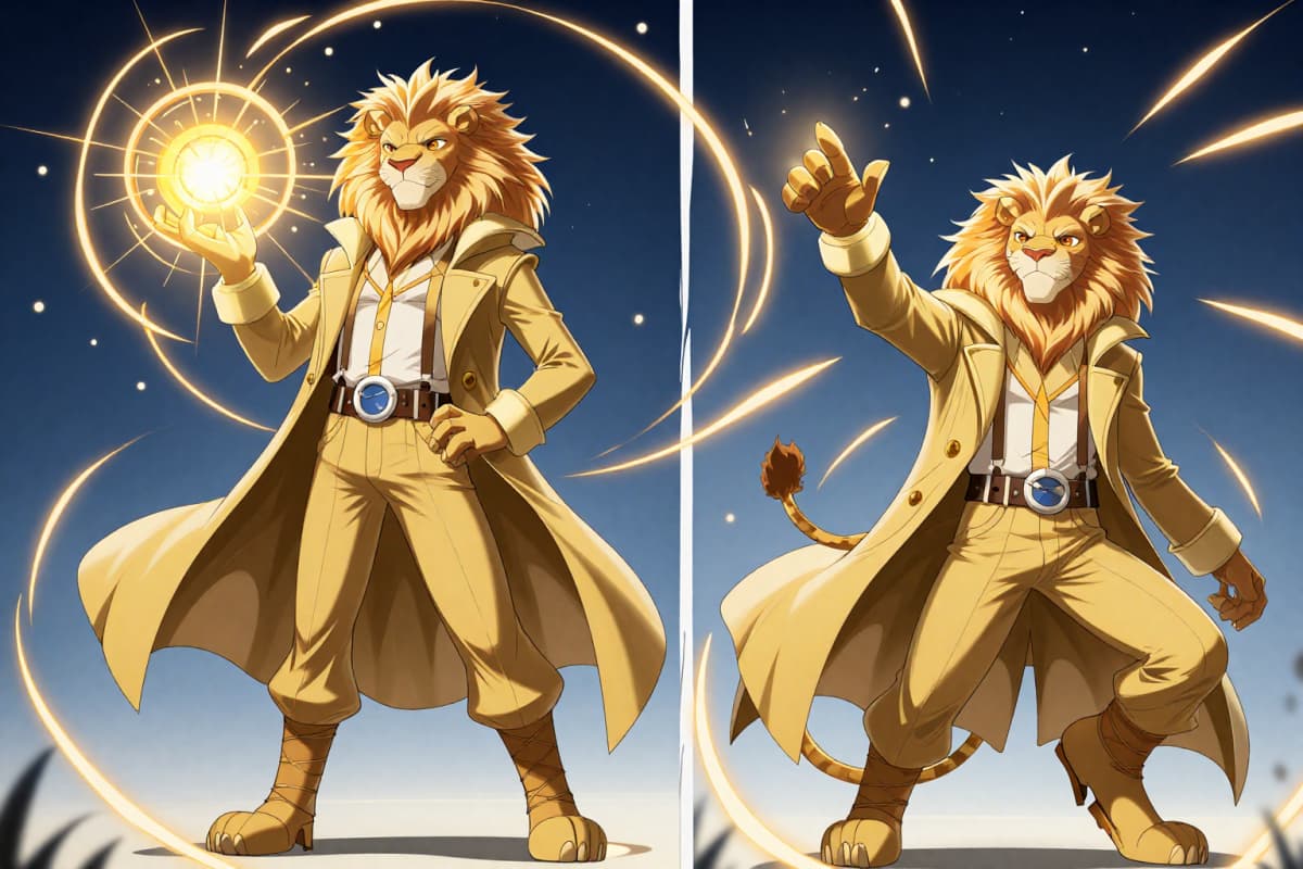 Anthropomorphic lion OC