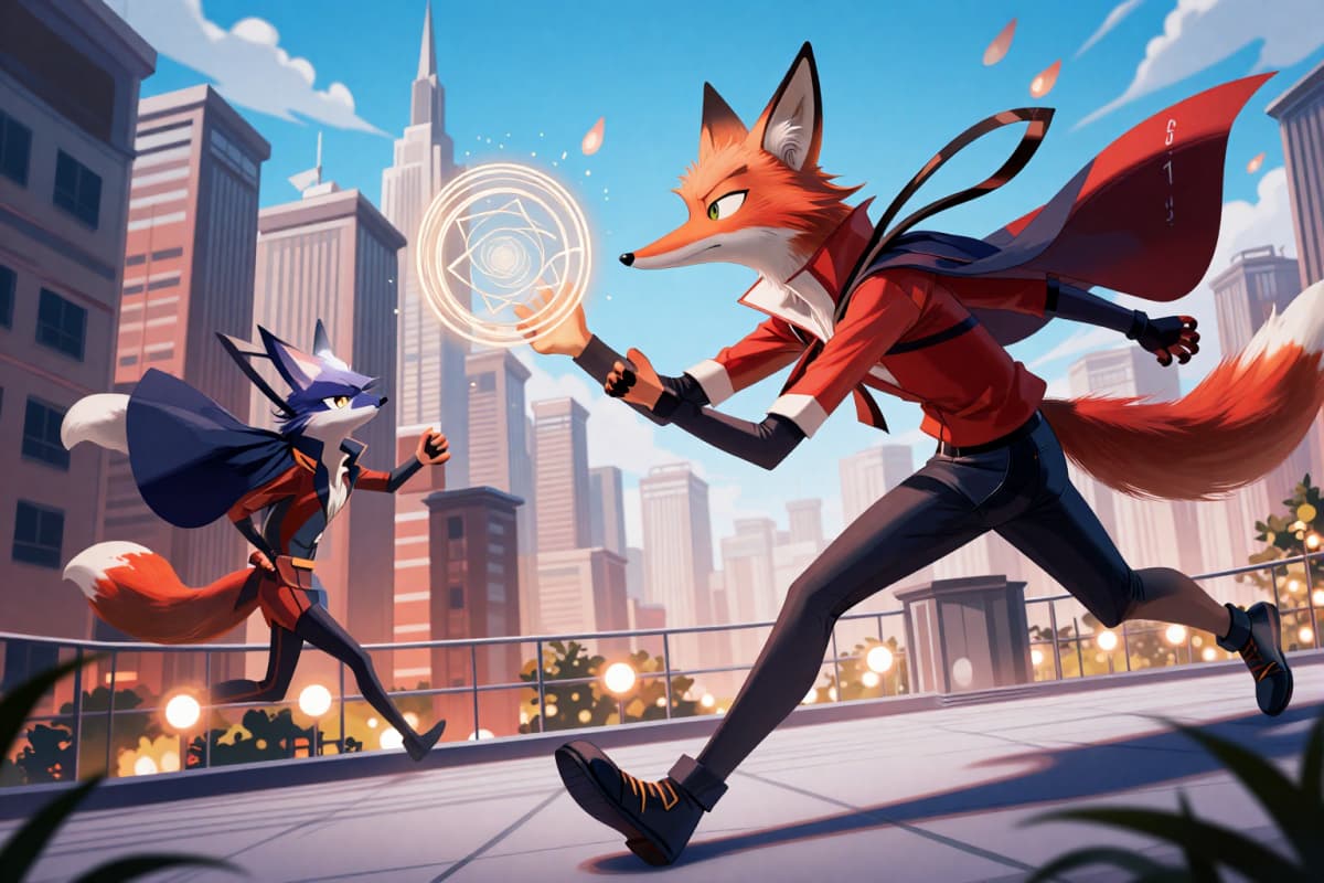 Zootopia fox mage OC