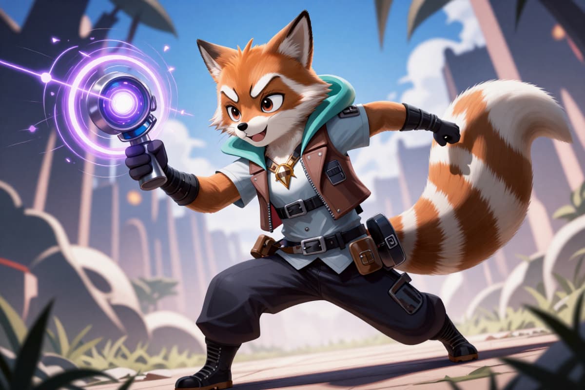 Anthropomorphic raccoon OC