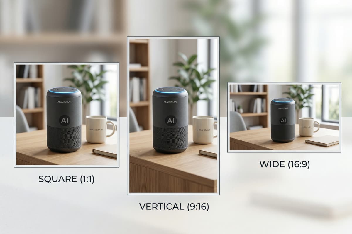 Multi-format AI images
