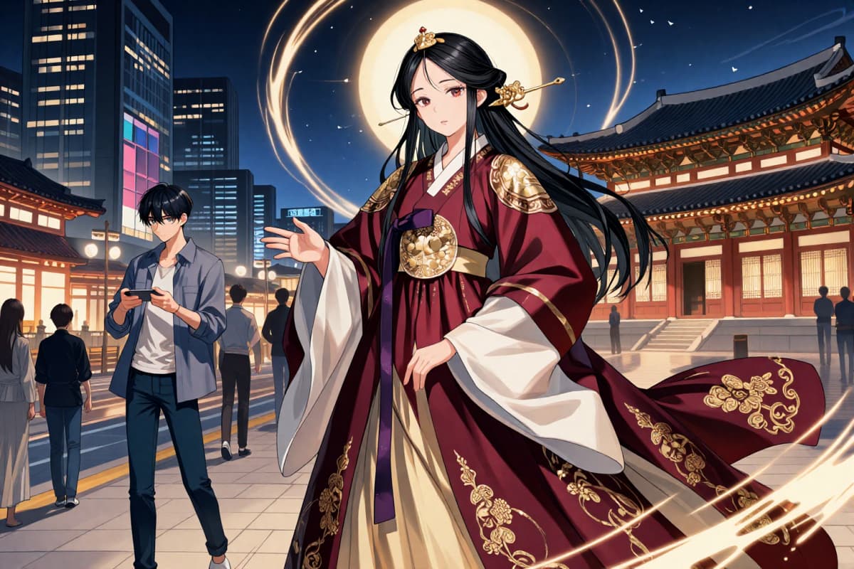 High-Resolution Manhwa Characters