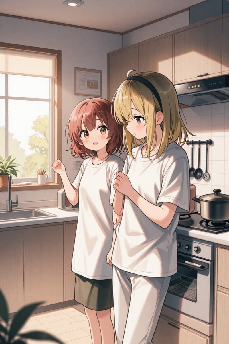 Cozy slice-of-life manga couple