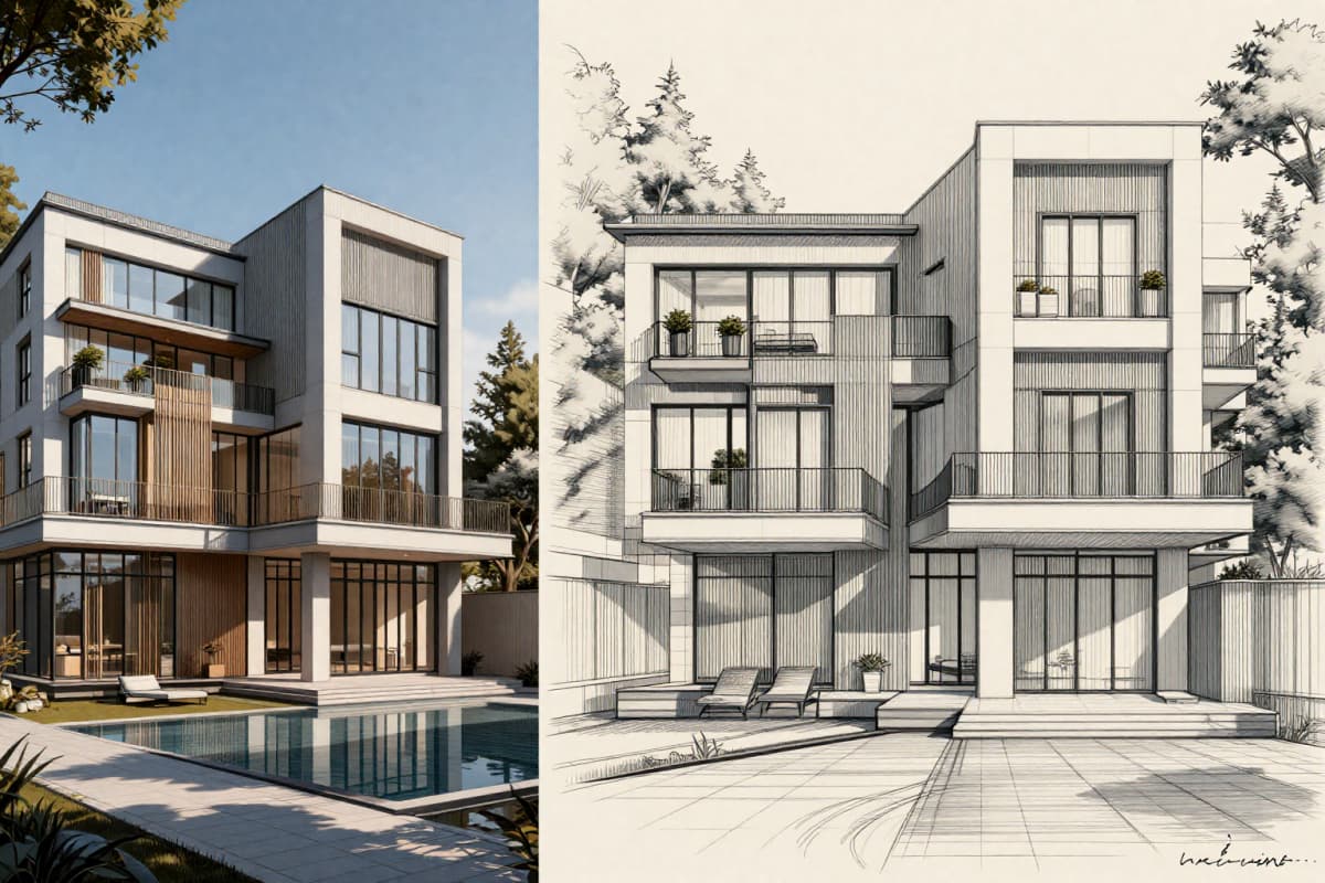 Architecture Line Art