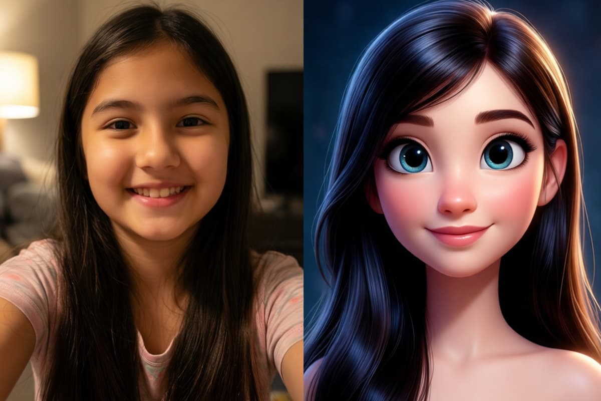 Turn Portraits into Expressive Disney-Style 