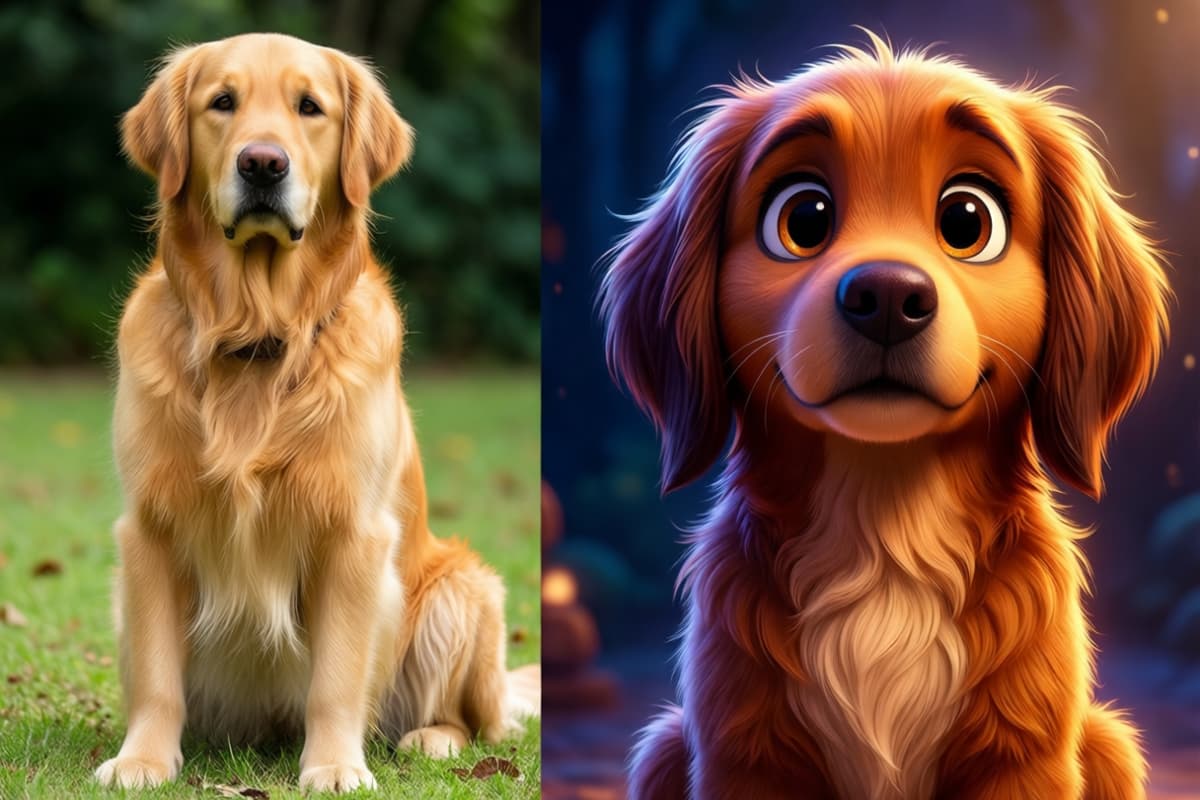 Transform Pets into disney