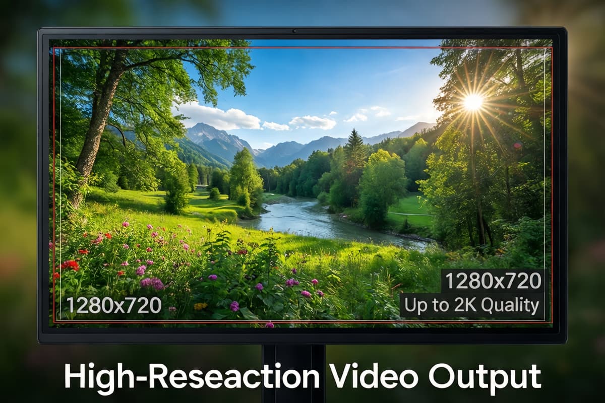 Salida de Video de Alta Resolución
