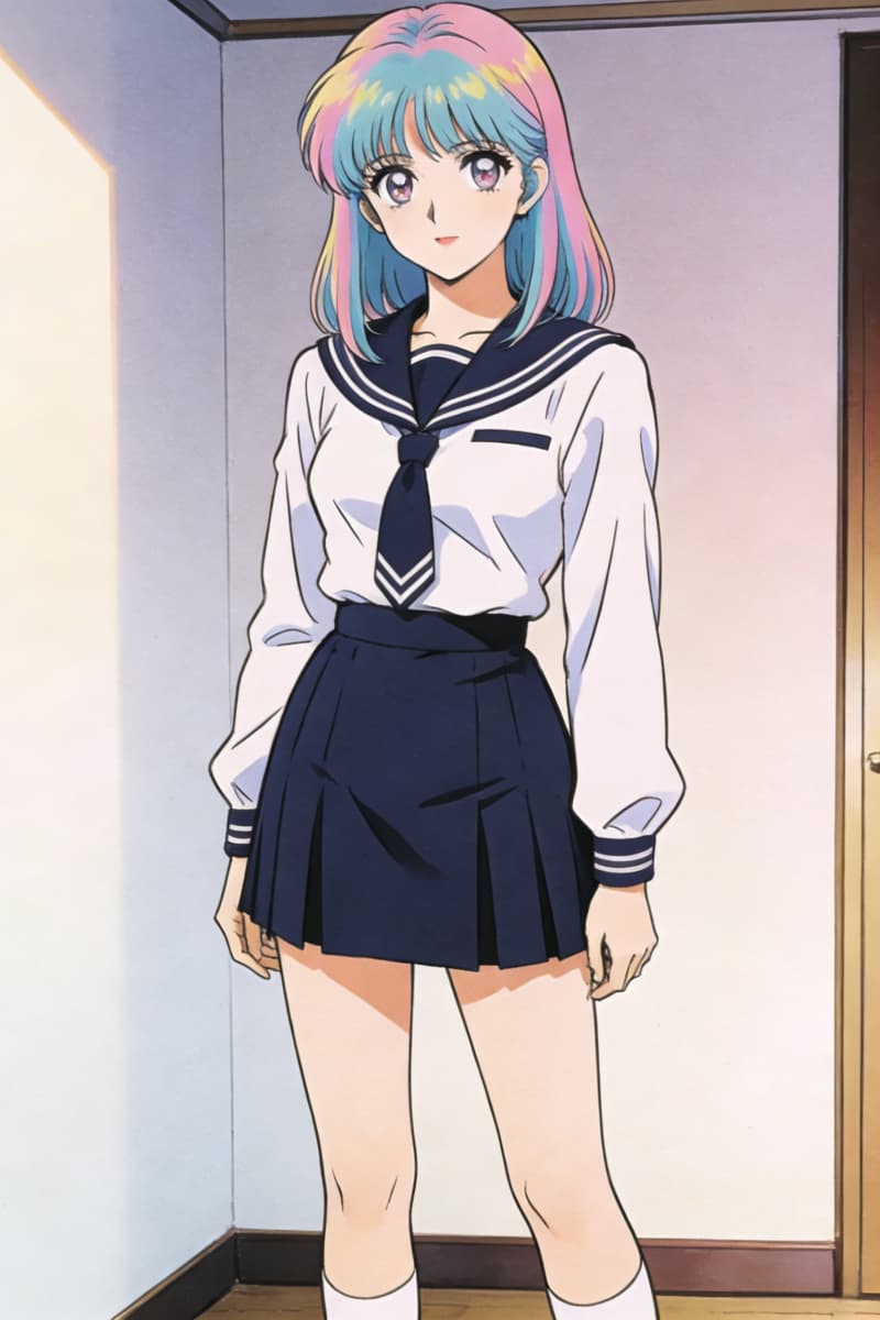 Retro 90s Anime Girl