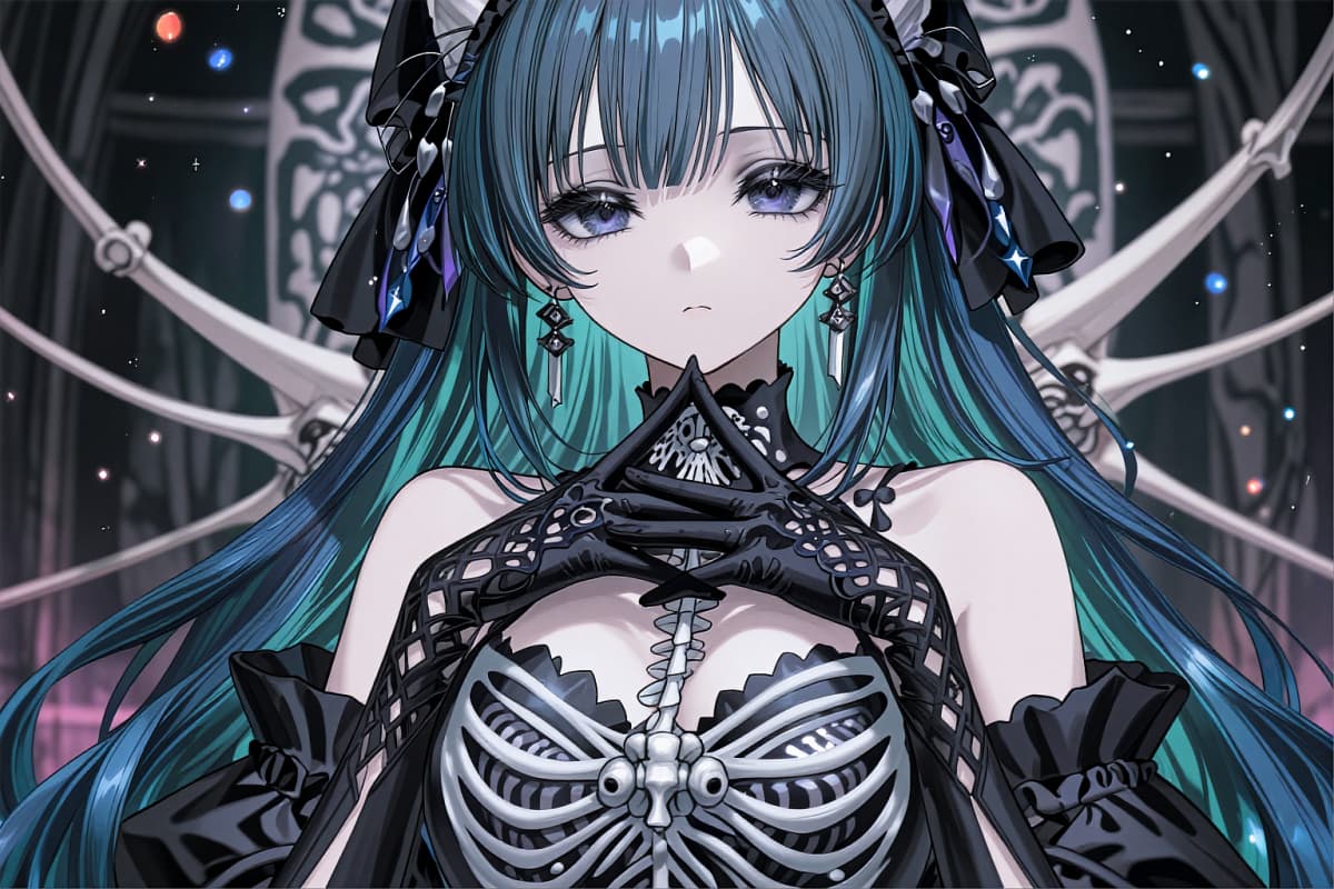 アニメの女の子の画像を動画に