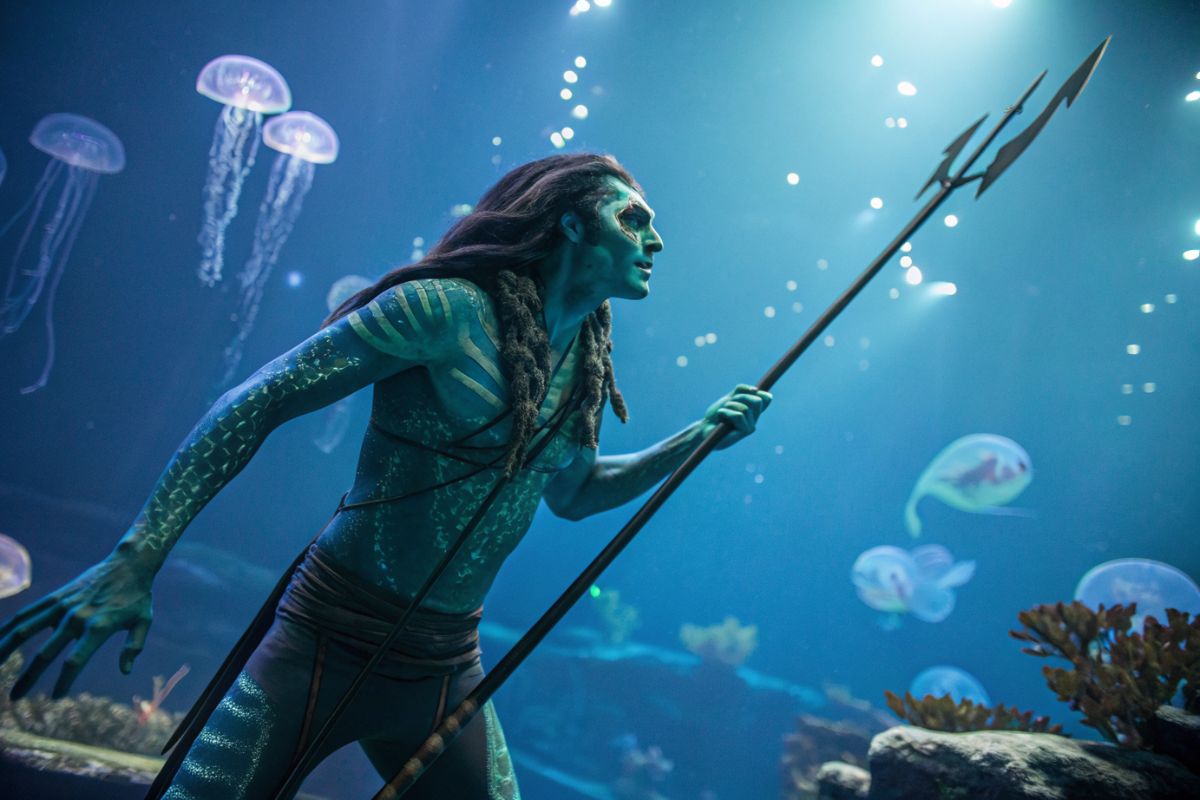 A Na'vi-inspired aquatic hunter