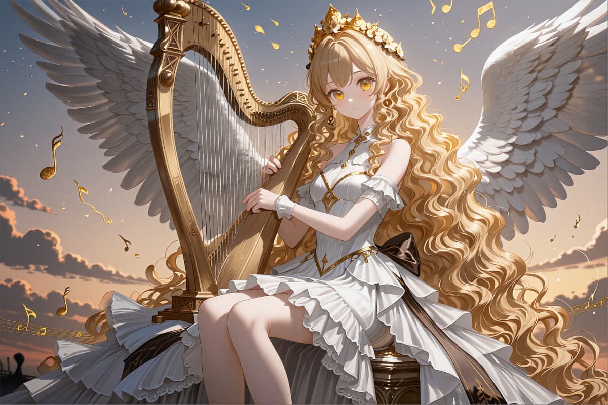 Golden Halo Angel