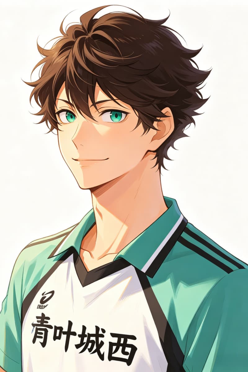 Haikyuu captain portrait OC
