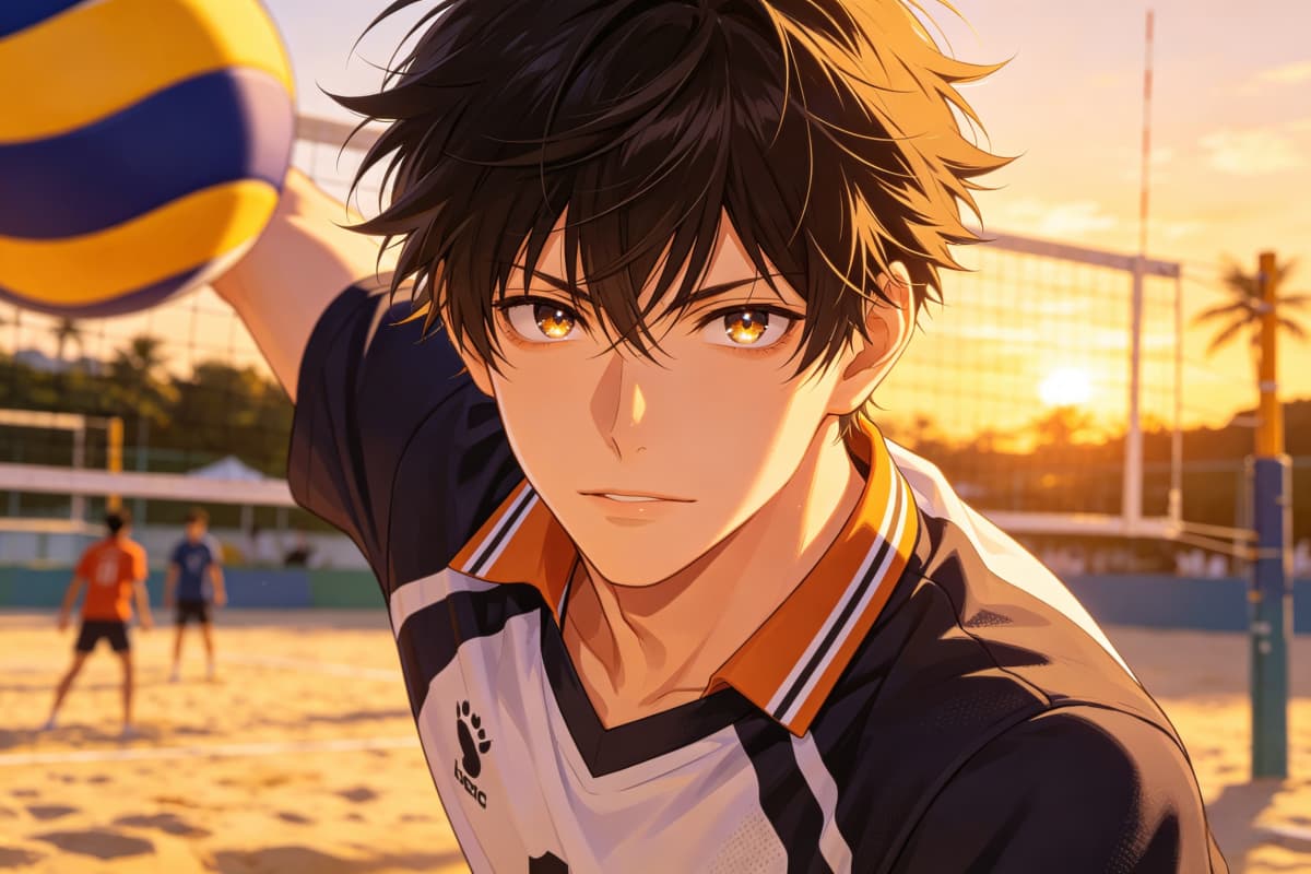 Haikyuu OC for avatars and reference art