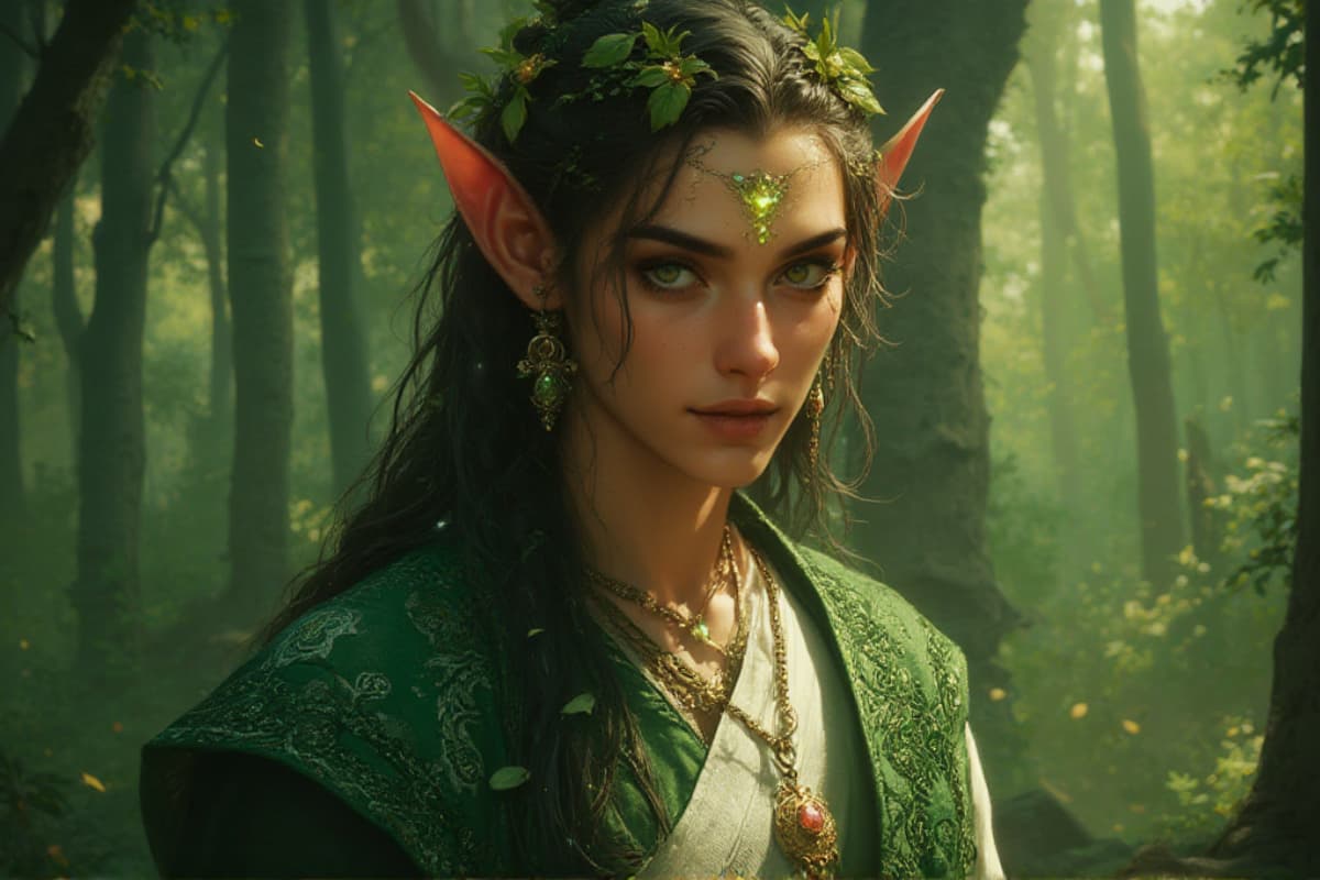 Elf OC character design